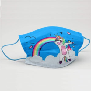 Procedimiento de máscara para niños Personajes divertidos con gancho para la oreja