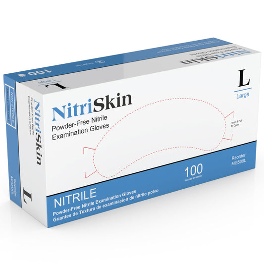 NitriSkin Blue Nitrile Exam Gloves