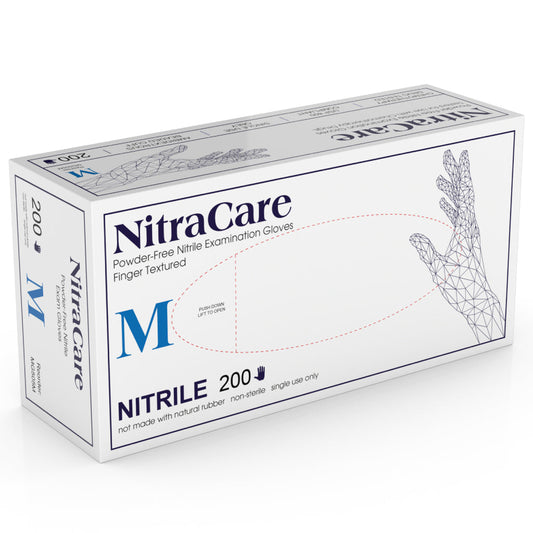 NitraCare Nitrile Exam Gloves 200