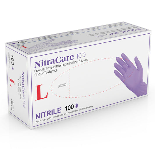 NitraCare 100 Nitrile Exam Gloves