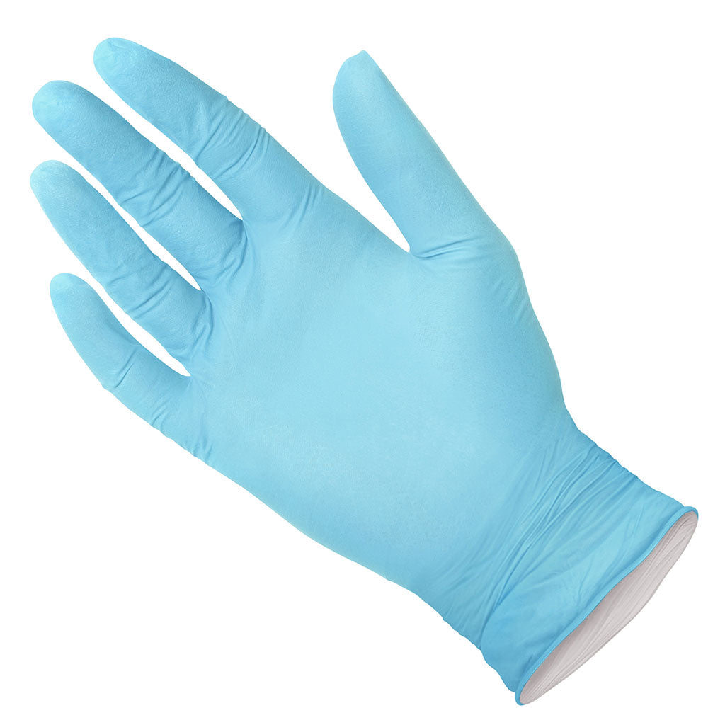 Guantes de examen de nitrilo azul NitriSkin